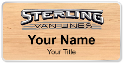 Custom name badges for Sterling Van Lines