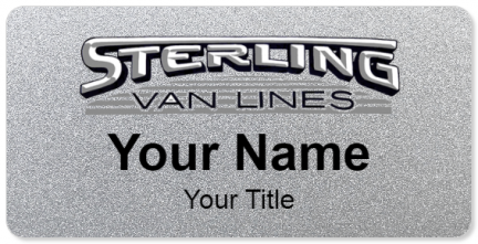 Custom name badges for Sterling Van Lines