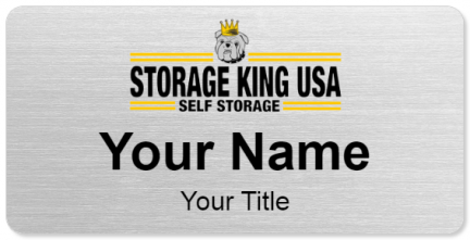 Custom name badges for Storage King Self Storage