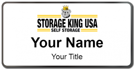 Custom name badges for Storage King Self Storage