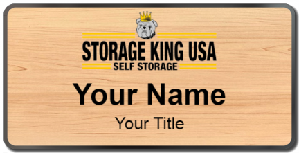 Custom name badges for Storage King Self Storage