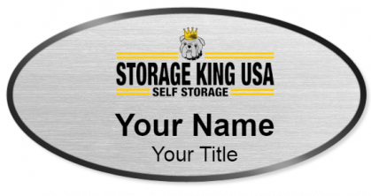 Custom name badges for Storage King Self Storage