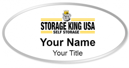 Custom name badges for Storage King Self Storage
