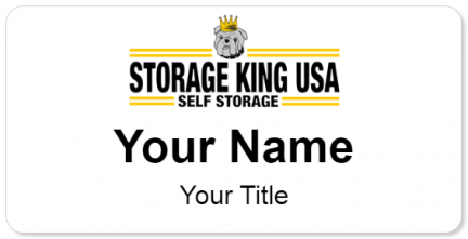 Custom name badges for Storage King Self Storage