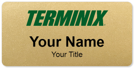 Custom name badges for Terminix
