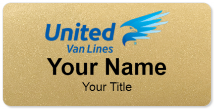 Custom name badges for United Van Lines