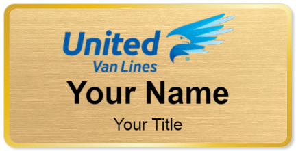 Custom name badges for United Van Lines