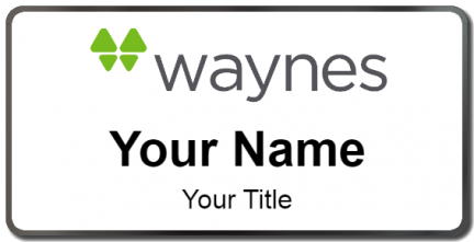 Custom name badges for Waynes Pest Control