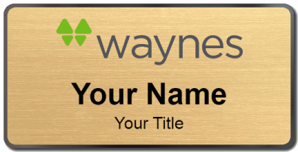 Custom name badges for Waynes Pest Control