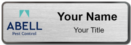 Custom name badges for Abell Pest Control