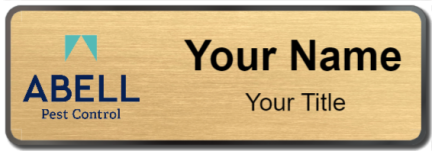 Custom name badges for Abell Pest Control