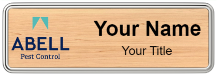 Custom name badges for Abell Pest Control