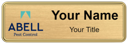 Custom name badges for Abell Pest Control