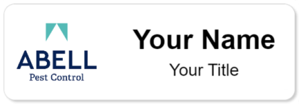 Custom name badges for Abell Pest Control