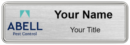 Custom name badges for Abell Pest Control