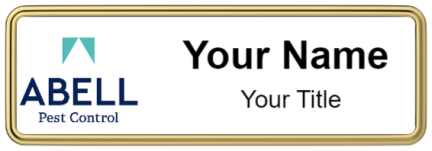 Custom name badges for Abell Pest Control