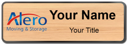 Custom name badges for Alero Moving & Storage