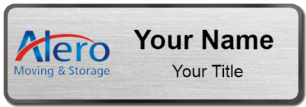 Custom name badges for Alero Moving & Storage