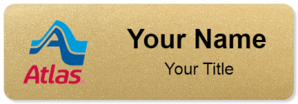 Custom name badges for Atlas Van Lines
