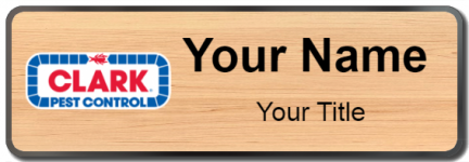 Custom name badges for Clark Pest Control