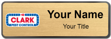 Custom name badges for Clark Pest Control