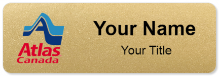 Custom name badges for Atlas Van Lines Canada