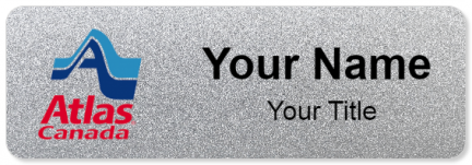 Custom name badges for Atlas Van Lines Canada