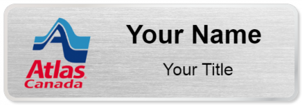 Custom name badges for Atlas Van Lines Canada