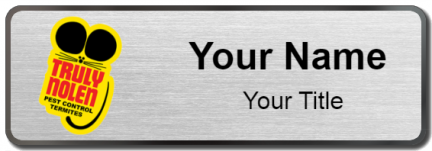 Custom name badges for truly nolen