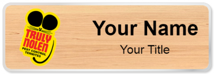 Custom name badges for truly nolen