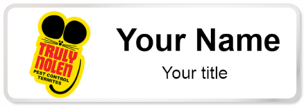 Custom name badges for truly nolen