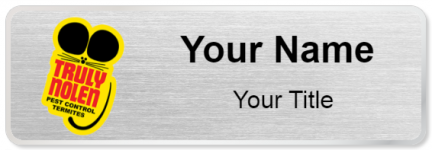 Custom name badges for truly nolen