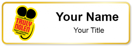 Custom name badges for truly nolen