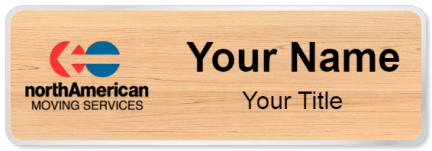 Custom name badges for North American Moving Service