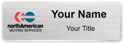 Custom name badges for North American Moving Service