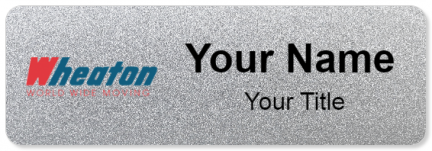 Custom name badges for Wheaton World Wide Moving