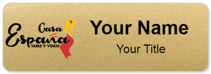 Custom name badges for Casa Espana Tapas Y Vinos