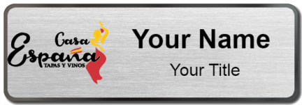 Custom name badges for Casa Espana Tapas Y Vinos
