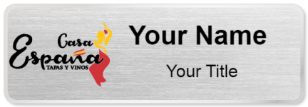 Custom name badges for Casa Espana Tapas Y Vinos