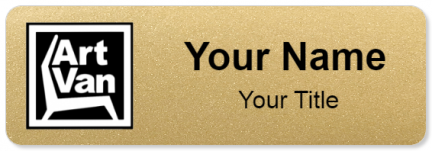 Custom name badges for Art Van Furniture