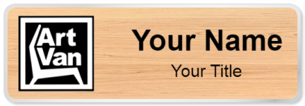 Custom name badges for Art Van Furniture