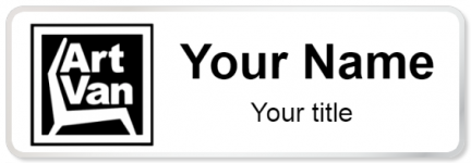 Custom name badges for Art Van Furniture