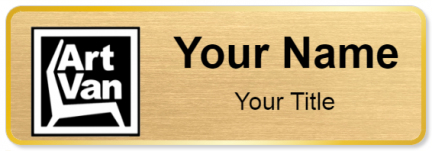Custom name badges for Art Van Furniture
