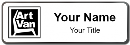 Custom name badges for Art Van Furniture