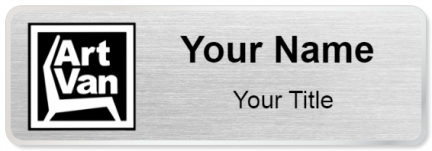 Custom name badges for Art Van Furniture
