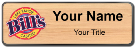 Custom name badges for Bills Lake Tahoe Casino