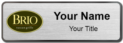 Custom name badges for Brio Tuscan Grille