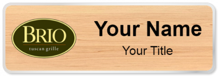 Custom name badges for Brio Tuscan Grille