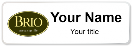 Custom name badges for Brio Tuscan Grille