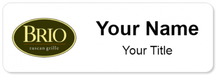 Custom name badges for Brio Tuscan Grille